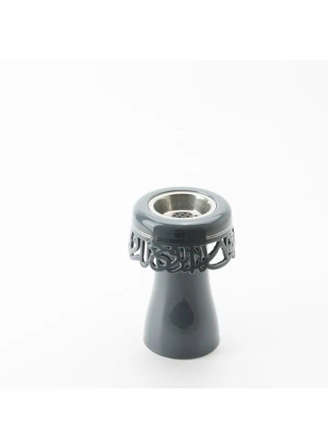 MIRRAL Porcelain Incense Burner From Mirral - Dark Blue + Silver - Image 3